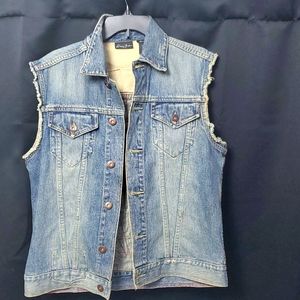 SeanJohn Outlaw Collection Vintage Denim Vest